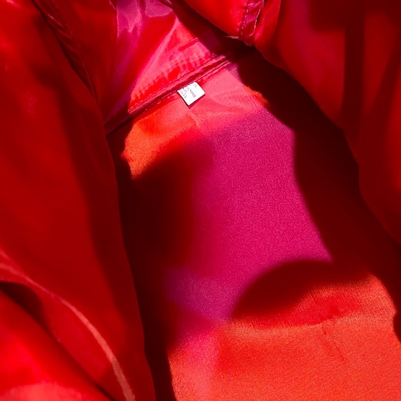 VTG BATH& BODY WORKS SPECIAL EDITION RED CROC EMBOSSED FAUX LEATHER CARRY ON BAG - Picture 7 of 11